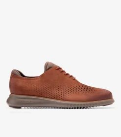 Cole Haan Extended Sizes & Widths|Dress Shoes*Men's 2.ZER&Oslash;GRAND Laser Wingtip Oxfords Lava