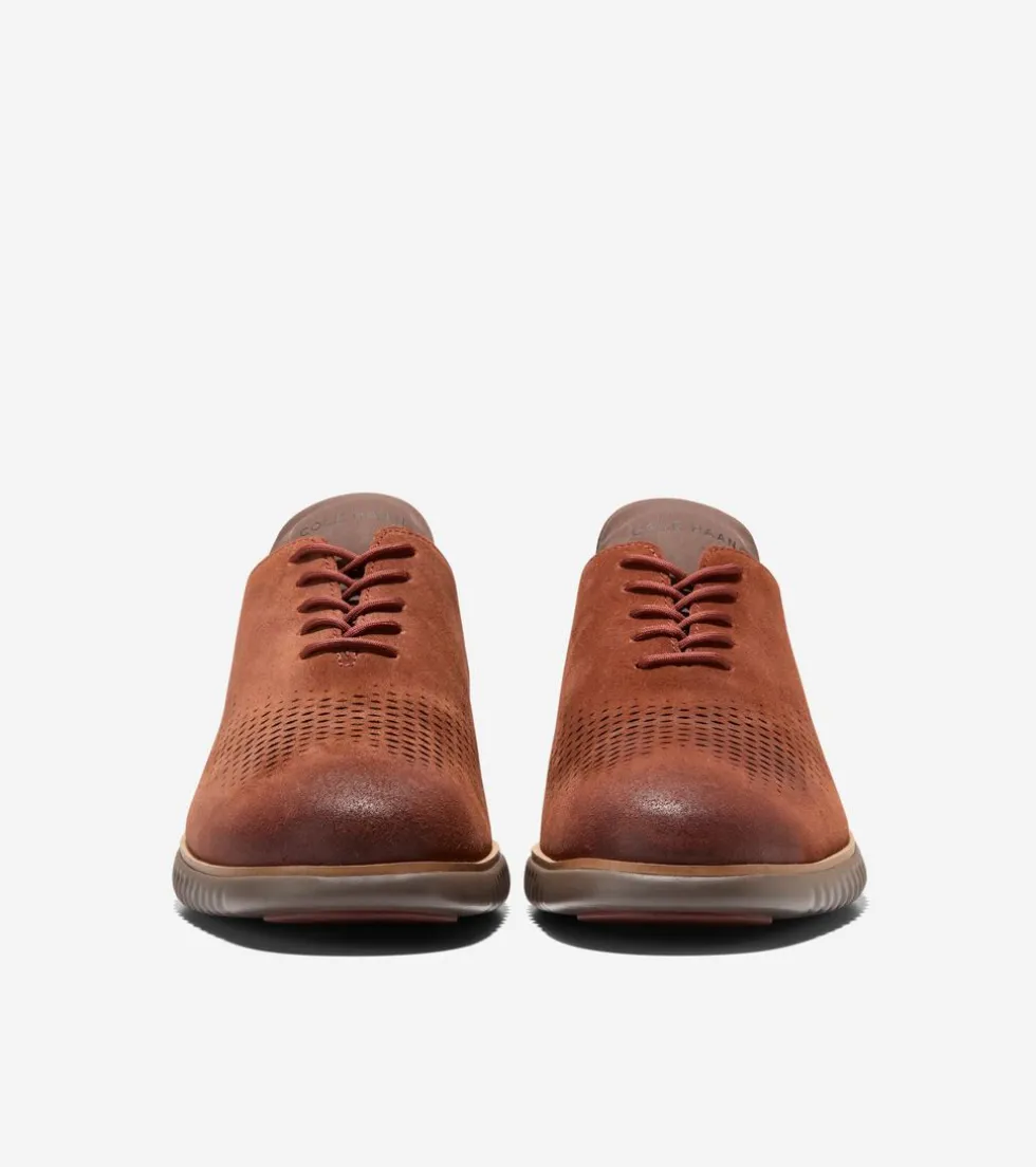 Cole Haan Extended Sizes & Widths|Dress Shoes*Men's 2.ZERØGRAND Laser Wingtip Oxfords Lava