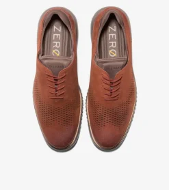 Cole Haan Extended Sizes & Widths|Dress Shoes*Men's 2.ZERØGRAND Laser Wingtip Oxfords Lava
