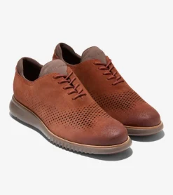 Cole Haan Extended Sizes & Widths|Dress Shoes*Men's 2.ZERØGRAND Laser Wingtip Oxfords Lava