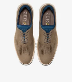 Cole Haan Oxfords*Men's 2.ZERØGRAND Laser Wingtip Oxfords IrishCoffee-SandDollar
