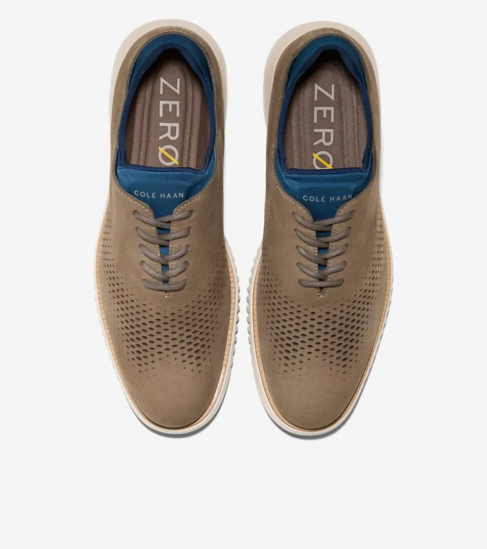 Cole Haan Oxfords*Men's 2.ZERØGRAND Laser Wingtip Oxfords IrishCoffee-SandDollar