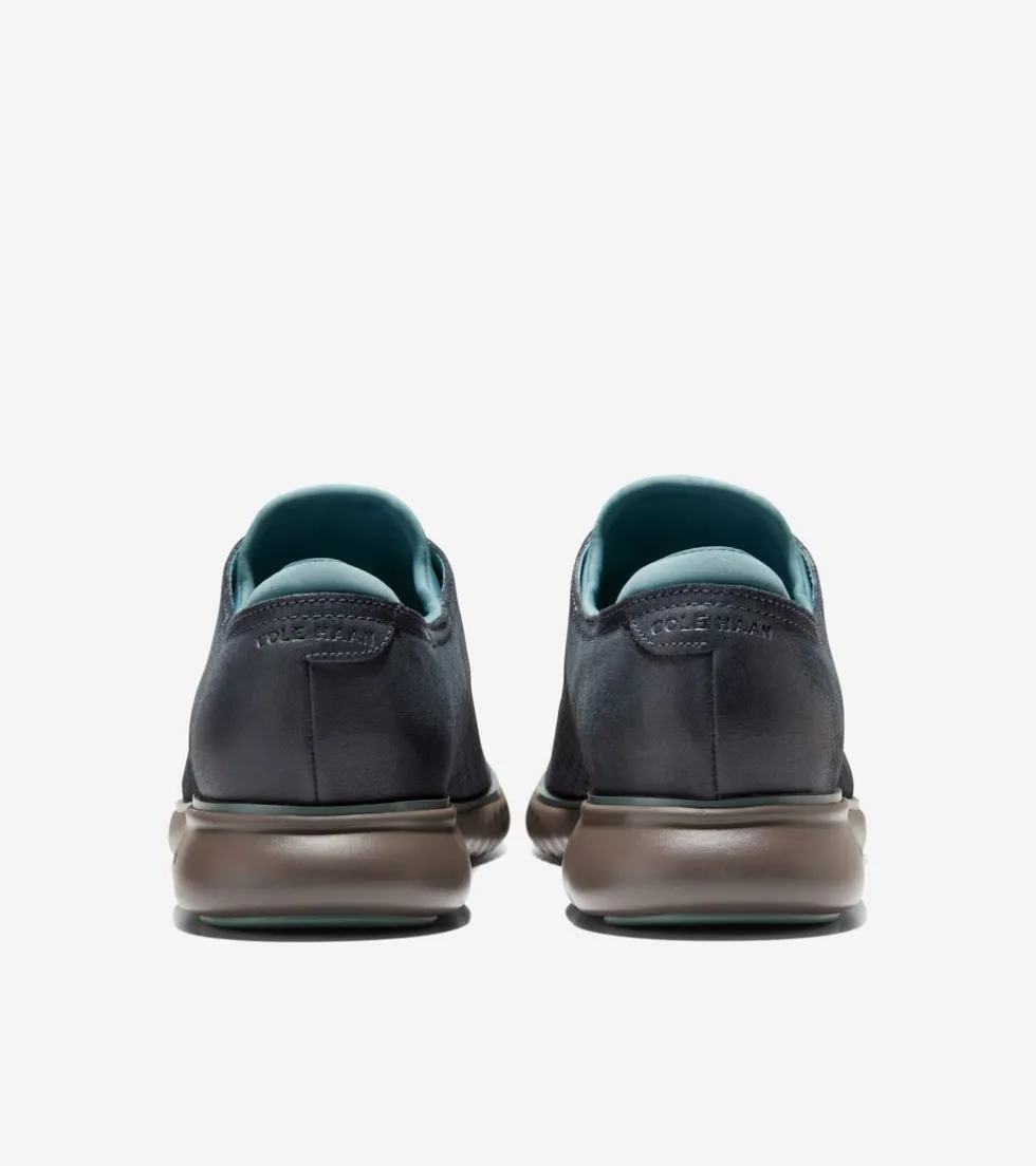 Cole Haan Dress Shoes|Oxfords*Men's 2.ZERØGRAND Laser Wingtip Oxfords Blueberry-Lava-NorthAtlantic