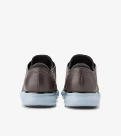 Cole Haan Extended Sizes & Widths|Dress Shoes*Men's 2.ZER&Oslash;GRAND Laser Wingtip Oxfords Pavement-CelestialBlue-Black
