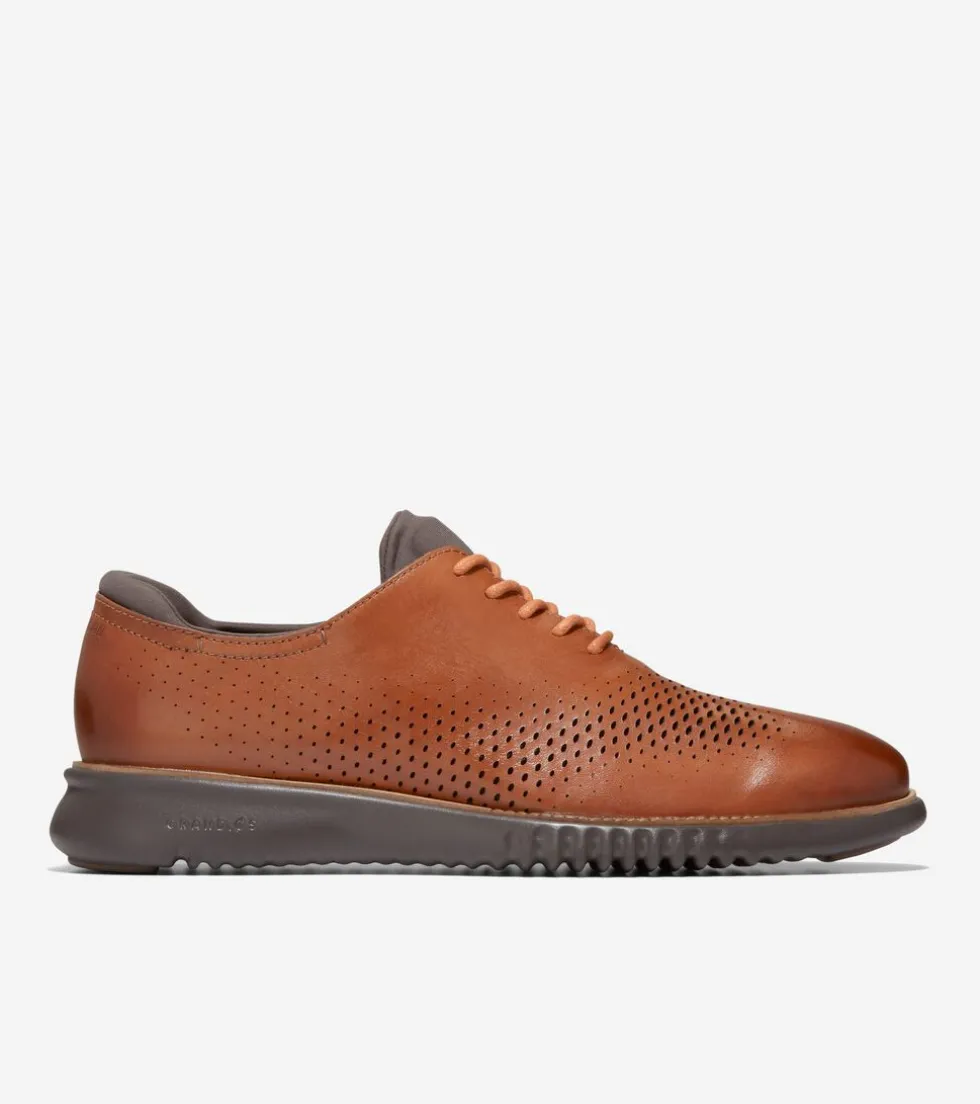 Cole Haan Extended Sizes & Widths|Dress Shoes*Men's 2.ZERØGRAND Laser Wingtip Oxfords BritishTan-Java