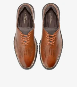 Cole Haan Extended Sizes & Widths|Dress Shoes*Men's 2.ZERØGRAND Laser Wingtip Oxfords BritishTan-Java