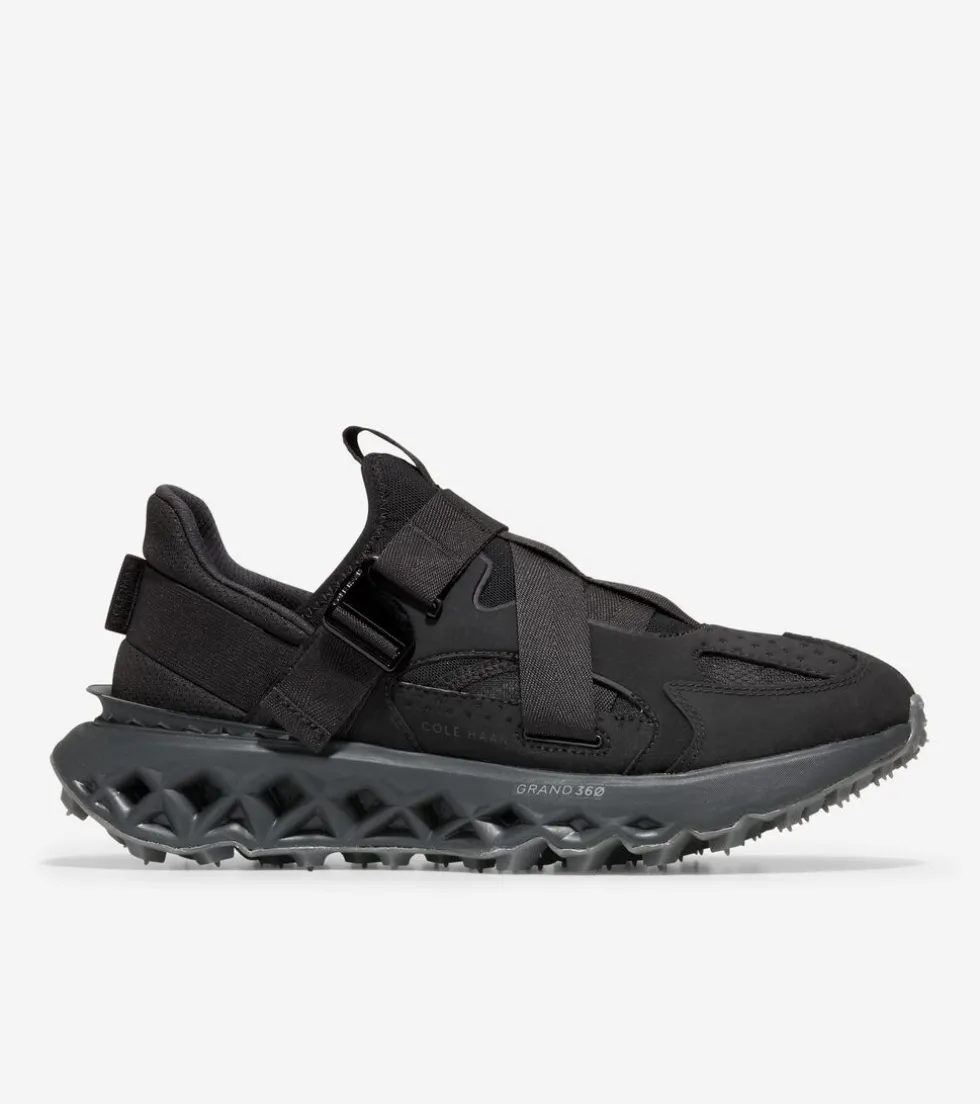 Cole Haan Running Shoes|Sneakers*Men's 5.ZERØGRAND Monk Strap Running Shoe Black
