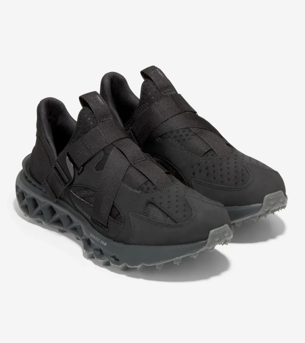 Cole Haan Running Shoes|Sneakers*Men's 5.ZERØGRAND Monk Strap Running Shoe Black