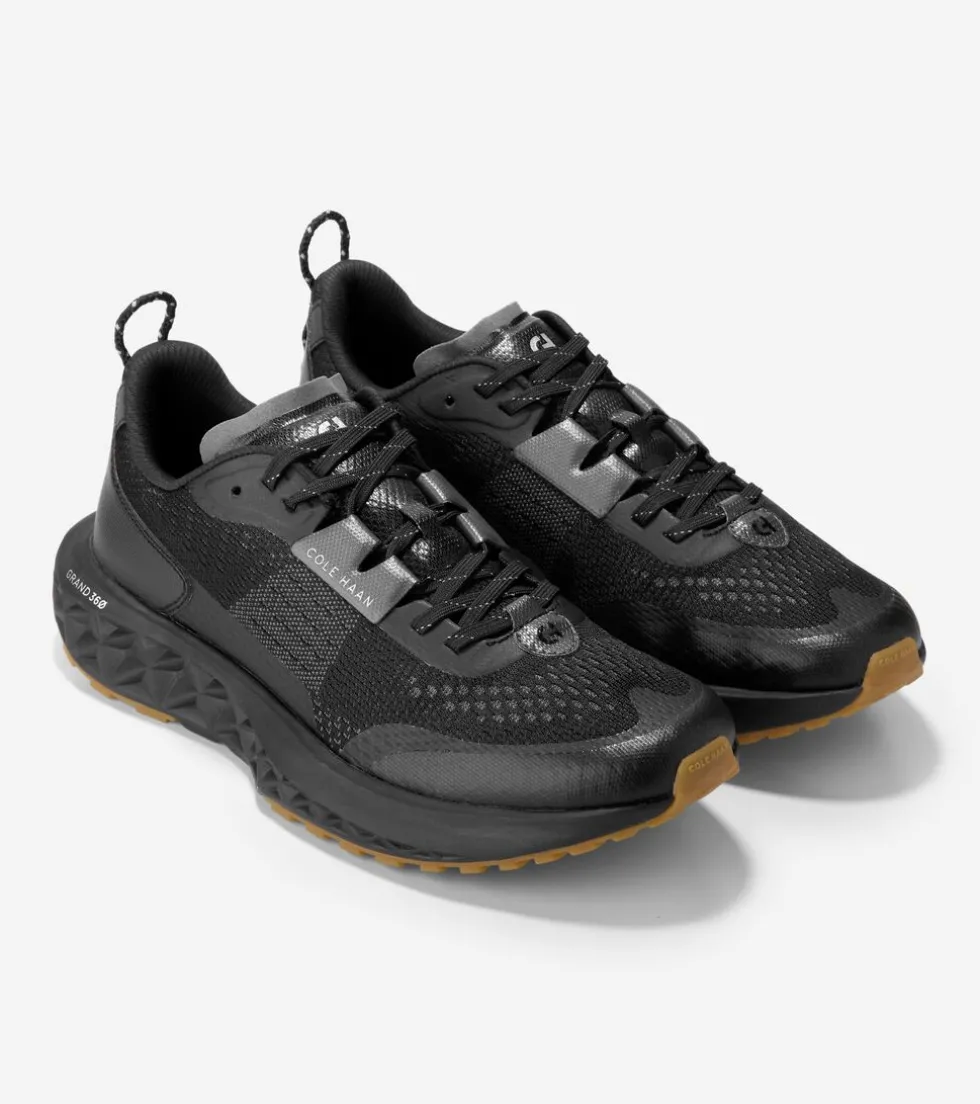 Cole Haan Sneakers|Running Shoes*Men's ZERØGRAND Outpace III All-Terrain Running Shoes Black-GrayPinstripe