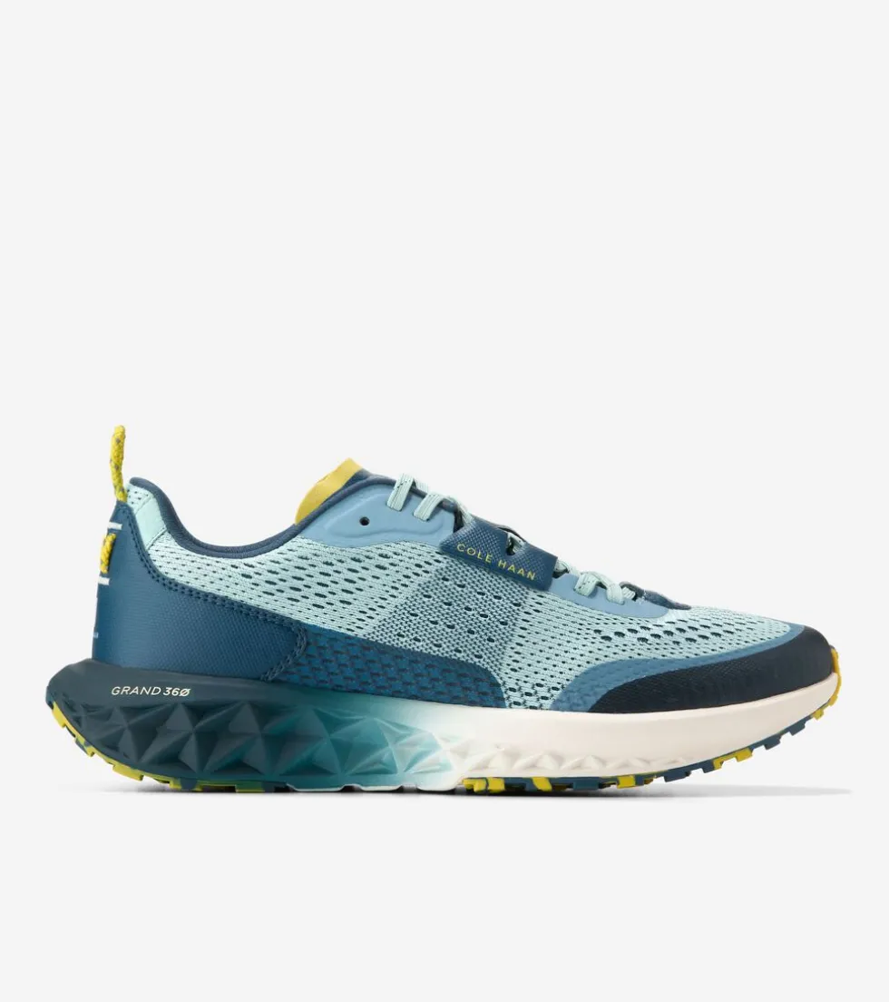Cole Haan Running Shoes|Sneakers*Men's ZERØGRAND Outpace III All-Terrain Running Shoes Ether-BlueWingTeal-Ivory