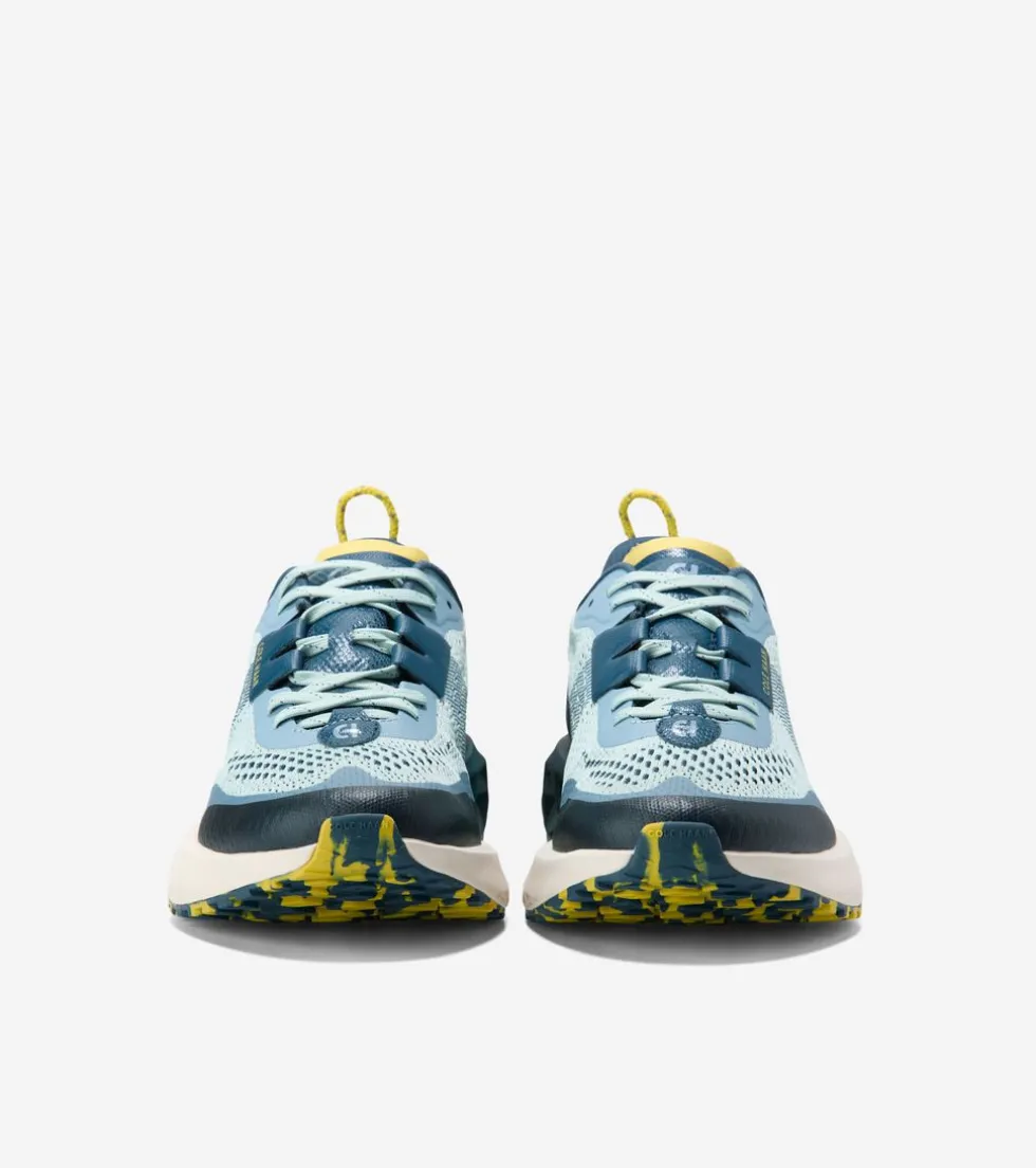 Cole Haan Running Shoes|Sneakers*Men's ZERØGRAND Outpace III All-Terrain Running Shoes Ether-BlueWingTeal-Ivory
