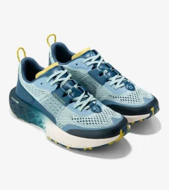 Cole Haan Running Shoes|Sneakers*Men's ZERØGRAND Outpace III All-Terrain Running Shoes Ether-BlueWingTeal-Ivory