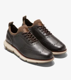 Cole Haan Dress Shoes|Oxfords*Men's 4.ZER&Oslash;GRAND Oxford DarkChocolate-Truffle-Oat