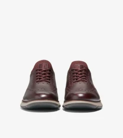 Cole Haan Dress Shoes|Oxfords*Men's 4.ZER&Oslash;GRAND Oxford Bloodstone-Pinot-DarkLatte
