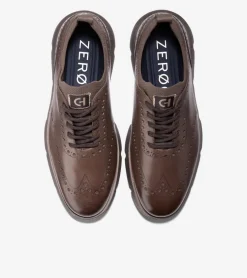 Cole Haan Dress Shoes|Oxfords*Men's 4.ZER&Oslash;GRAND Oxfords Lava-Pavement-DarkChocolate