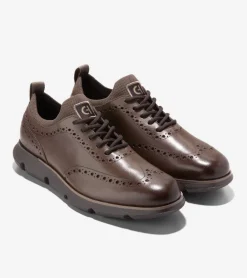 Cole Haan Dress Shoes|Oxfords*Men's 4.ZER&Oslash;GRAND Oxfords Lava-Pavement-DarkChocolate