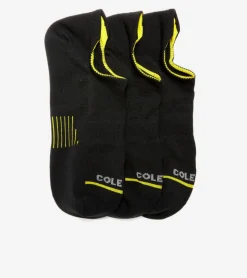 Cole Haan Socks*Men's ZERØGRAND 3-Pair Liner Socks Black