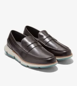 Cole Haan Loafers & Drivers*Men's 4.ZER&Oslash;GRAND Penny Loafers Pavement-Drizzle