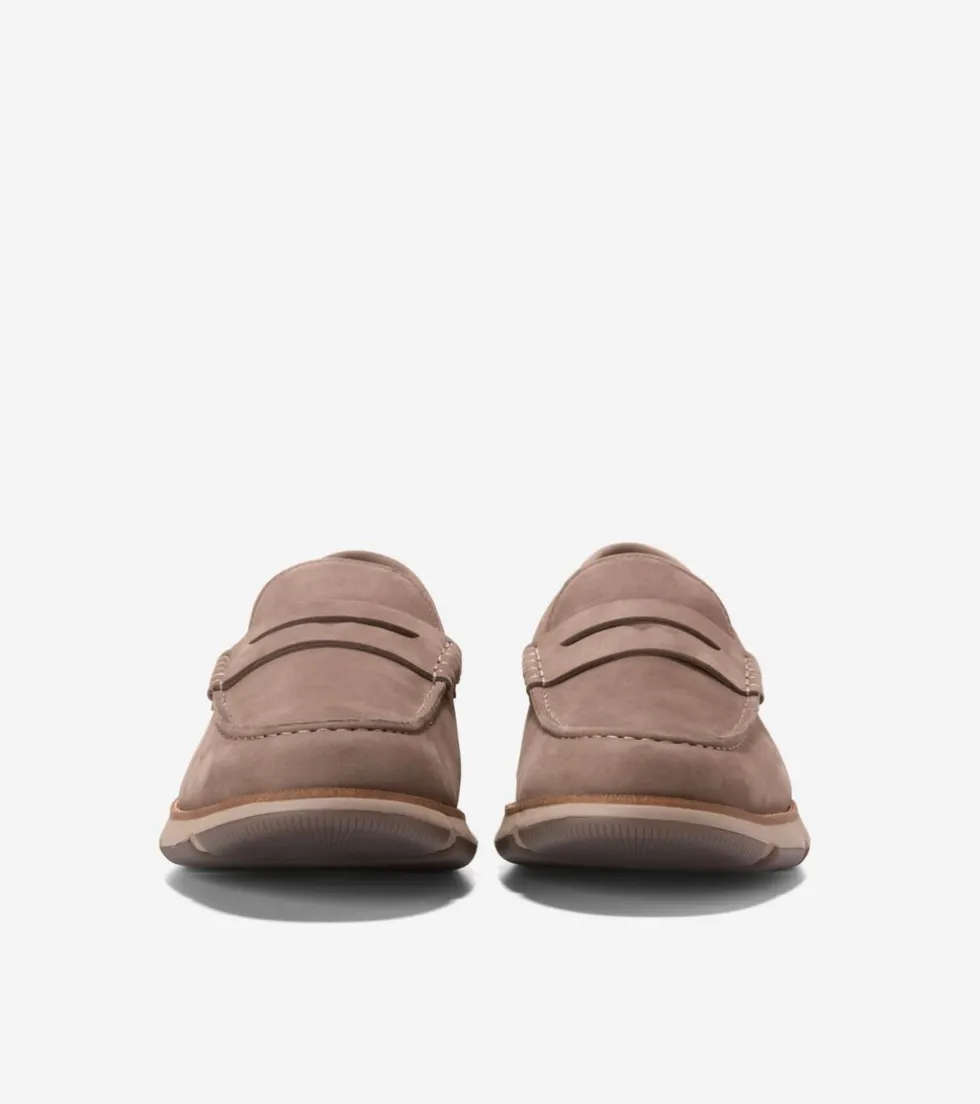 Cole Haan Extended Sizes & Widths|Loafers & Drivers*Men's 4.ZERØGRAND Penny Loafers LavaNubuck-IrishCoffee-Lava