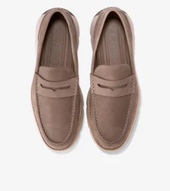 Cole Haan Extended Sizes & Widths|Loafers & Drivers*Men's 4.ZERØGRAND Penny Loafers LavaNubuck-IrishCoffee-Lava