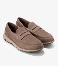 Cole Haan Extended Sizes & Widths|Loafers & Drivers*Men's 4.ZERØGRAND Penny Loafers LavaNubuck-IrishCoffee-Lava