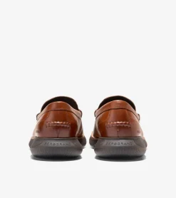 Cole Haan Extended Sizes & Widths|Loafers & Drivers*Men's 4.ZER&Oslash;GRAND Penny Loafers BritishTan-Chocolate-Black