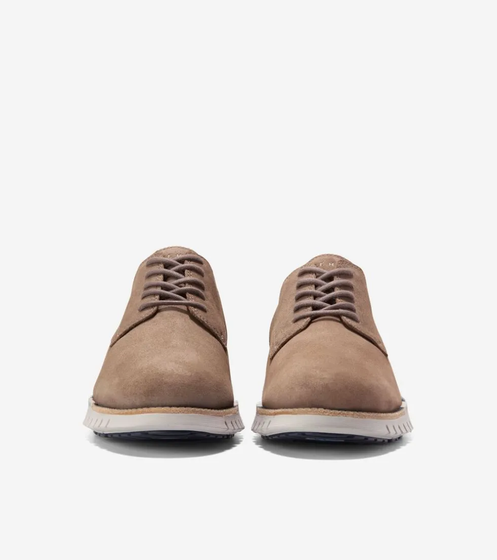 Cole Haan Dress Shoes|Oxfords*Men's ZERØGRAND Remastered Plain Toe Oxfords Lava-Drizzle