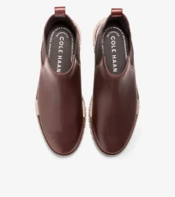 Cole Haan Extended Sizes & Widths|Boots*Men's ZER&Oslash;GRAND Remastered Waterproof Chelsea Boots DarkCoffee-OxfordTan