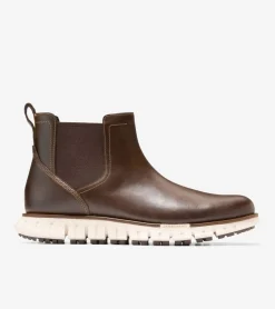 Cole Haan Extended Sizes & Widths|Boots*Men's ZER&Oslash;GRAND Remastered Waterproof Chelsea Boots DesertOlive-Java-Birch