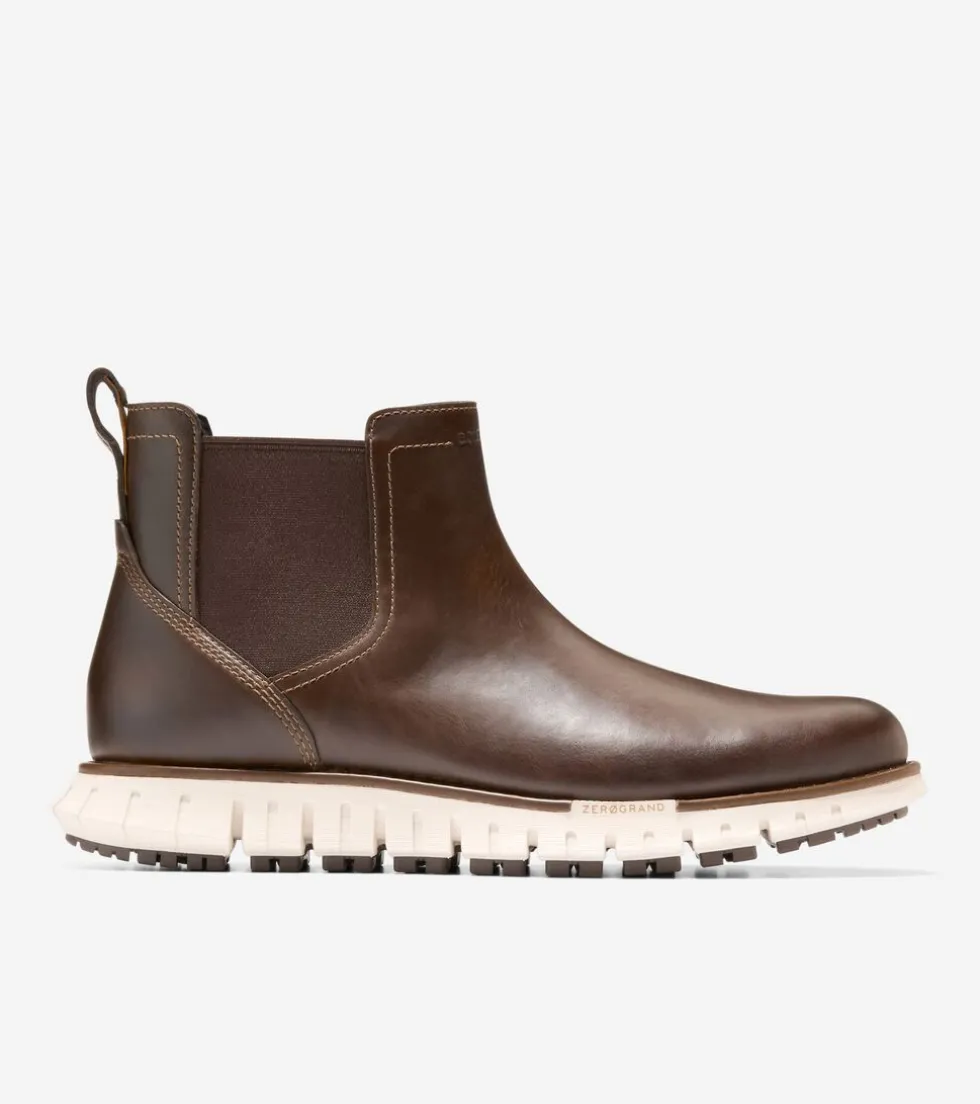 Cole Haan Extended Sizes & Widths|Boots*Men's ZERØGRAND Remastered Waterproof Chelsea Boots DesertOlive-Java-Birch