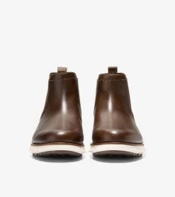Cole Haan Extended Sizes & Widths|Boots*Men's ZER&Oslash;GRAND Remastered Waterproof Chelsea Boots DesertOlive-Java-Birch