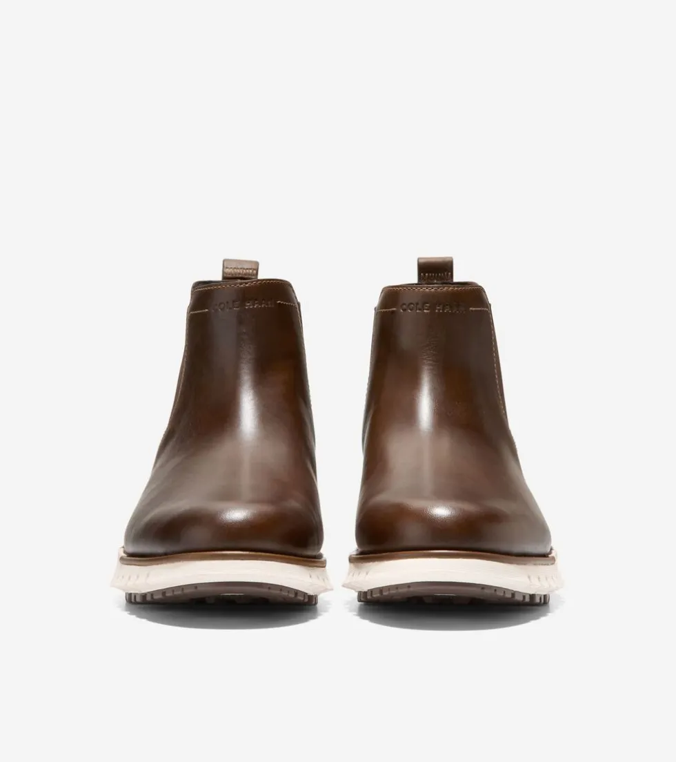 Cole Haan Extended Sizes & Widths|Boots*Men's ZERØGRAND Remastered Waterproof Chelsea Boots DesertOlive-Java-Birch