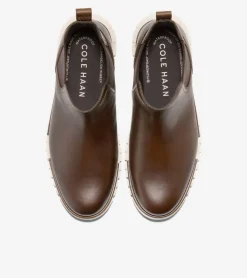 Cole Haan Extended Sizes & Widths|Boots*Men's ZERØGRAND Remastered Waterproof Chelsea Boots DesertOlive-Java-Birch