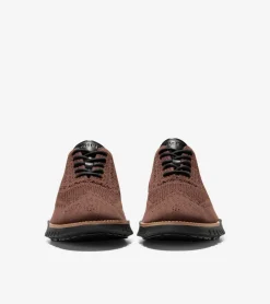 Cole Haan Extended Sizes & Widths|Oxfords*Men's ZER&Oslash;GRAND Remastered Stitchlite&trade; Wingtip Oxfords Madeira-Black