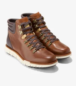 Cole Haan Extended Sizes & Widths|Boots*Men's ZERØGRAND Remastered Waterproof Hiking Boots Woodbury-Madeira-Birch