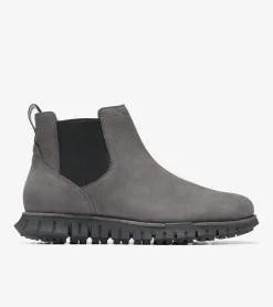 Cole Haan Extended Sizes & Widths|Boots*Men's ZER&Oslash;GRAND Remastered Waterproof Chelsea Boots Pavement-Black