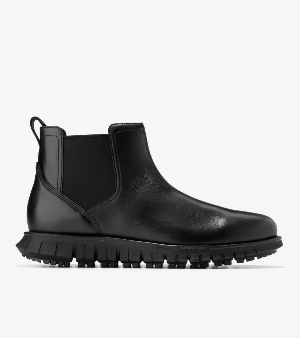 Cole Haan Boots|Extended Sizes & Widths*Men's ZERØGRAND Remastered Waterproof Chelsea Boots Black
