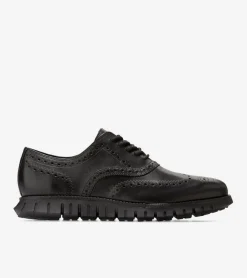 Cole Haan Extended Sizes & Widths|Dress Shoes*Men's ZER&Oslash;GRAND Remastered Wingtip Oxfords Black