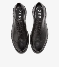 Cole Haan Extended Sizes & Widths|Dress Shoes*Men's ZER&Oslash;GRAND Remastered Wingtip Oxfords Black