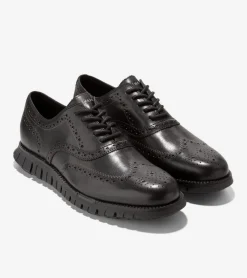 Cole Haan Extended Sizes & Widths|Dress Shoes*Men's ZER&Oslash;GRAND Remastered Wingtip Oxfords Black