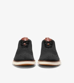 Cole Haan Extended Sizes & Widths|Dress Shoes*Men's ZER&Oslash;GRAND Remastered Stitchlite&trade; Wingtip Oxfords BlackStitchlite&trade;-Ivory