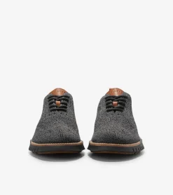 Cole Haan Dress Shoes|Oxfords*Men's ZER&Oslash;GRAND Remastered Stitchlite&trade; Wingtip Oxfords MagnetGrayStitchlite&trade;-Black