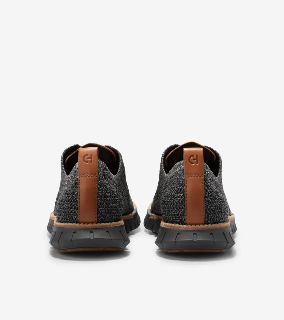 Cole Haan Dress Shoes|Oxfords*Men's ZERØGRAND Remastered Stitchlite™ Wingtip Oxfords MagnetGrayStitchlite™-Black