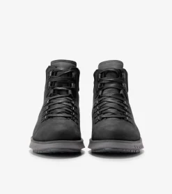 Cole Haan Extended Sizes & Widths|Boots*Men's ZER&Oslash;GRAND Remastered Waterproof Hiking Boots Black-Pavement