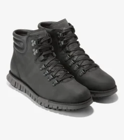 Cole Haan Extended Sizes & Widths|Boots*Men's ZER&Oslash;GRAND Remastered Waterproof Hiking Boots Black-Pavement