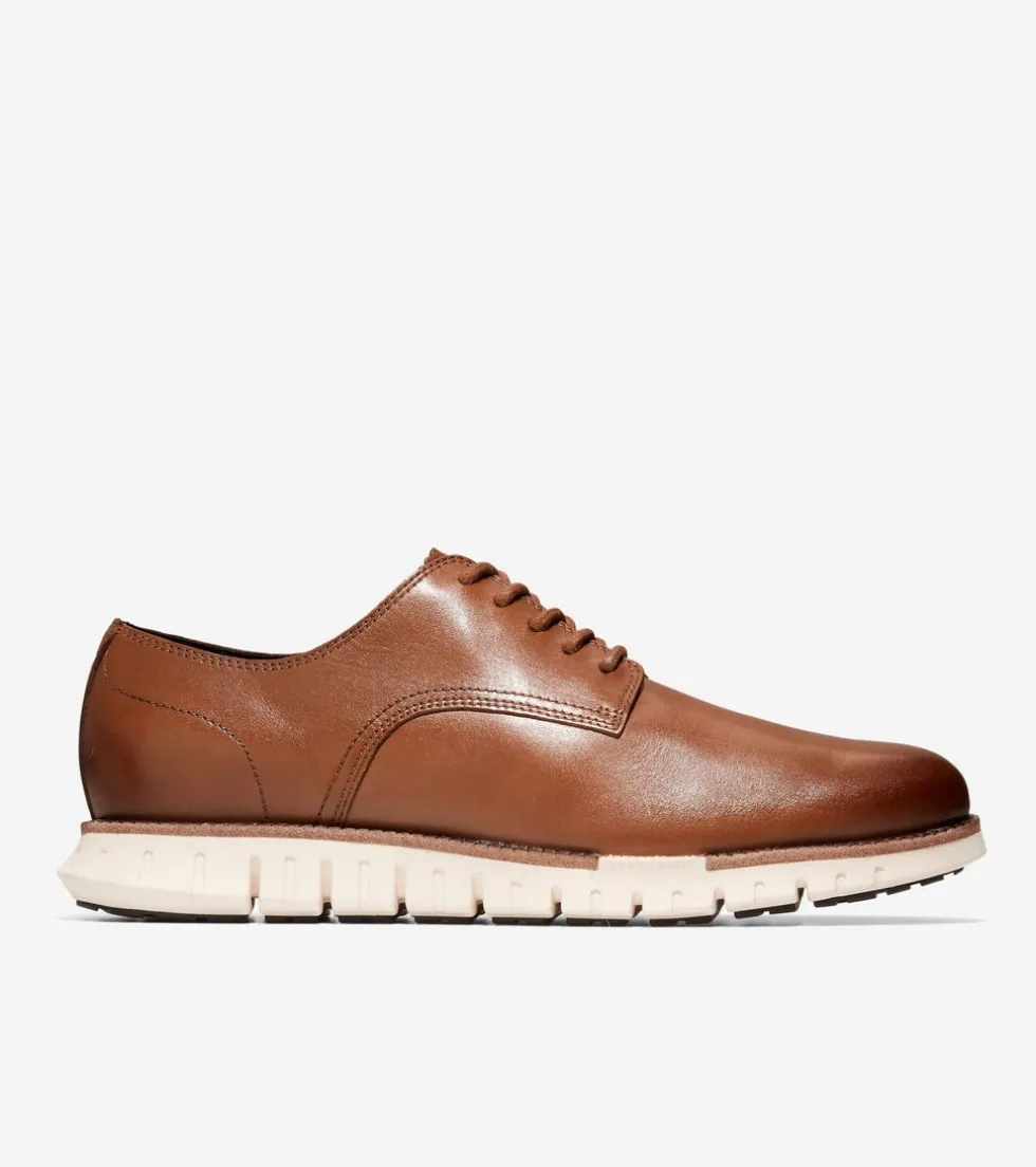 Cole Haan Extended Sizes & Widths|Dress Shoes*Men's ZERØGRAND Remastered Plain Toe Oxfords BritishTan-Ivory