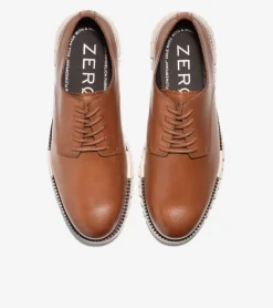 Cole Haan Extended Sizes & Widths|Dress Shoes*Men's ZERØGRAND Remastered Plain Toe Oxfords BritishTan-Ivory