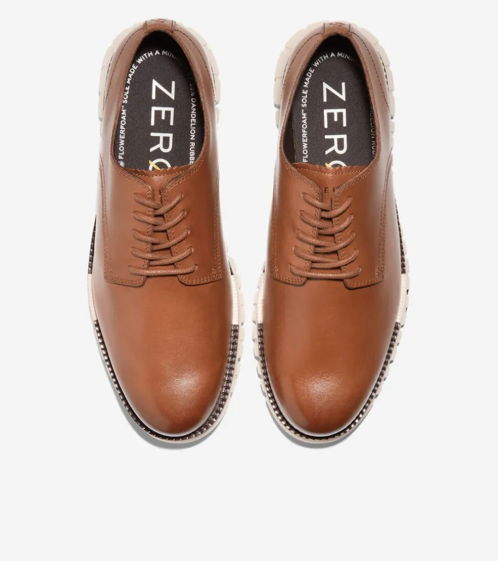 Cole Haan Extended Sizes & Widths|Dress Shoes*Men's ZERØGRAND Remastered Plain Toe Oxfords BritishTan-Ivory