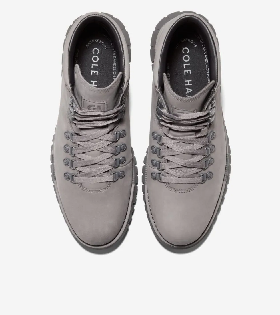 Cole Haan Boots*Men's ZERØGRAND Remastered Waterproof Hiking Boots DecemberSky-Black-Pavement