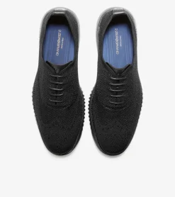 Cole Haan Extended Sizes & Widths|Oxfords*Men's 2.ZER&Oslash;GRAND Stitchlite&trade; Wingtip Oxfords BlackStitchlite&trade;